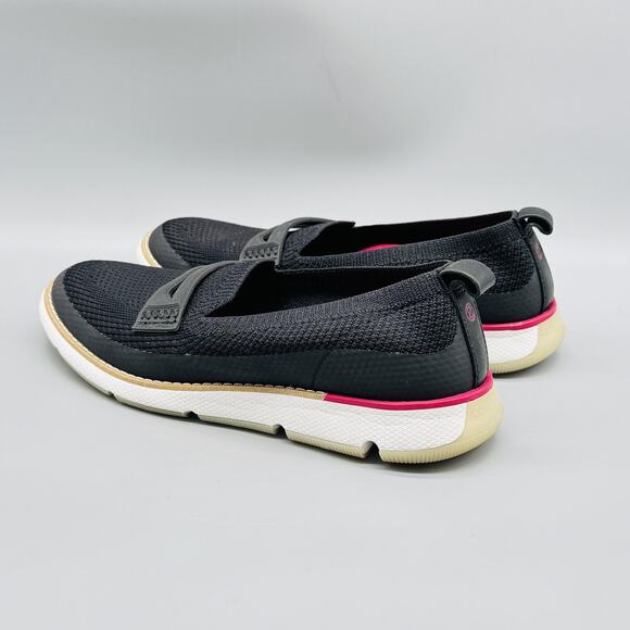 Cole Haan Shoes Women 6.5 Black Knit Stitchlite Zerogrand Sneaker Casual Slip On - Picture 6 of 13